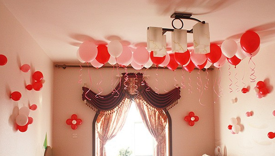 10款婚房气球布置效果