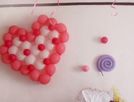 10款婚房气球布置效果